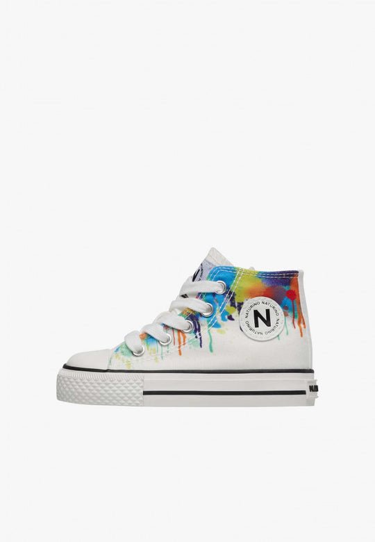 Naturino Sneakers Ylfas Canvas Delave' Multicolore Unisex Bambini