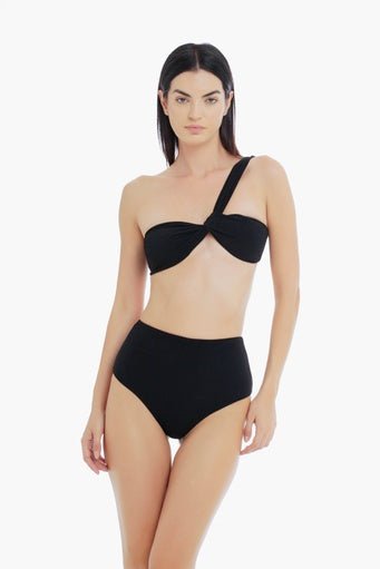 Matinee Eva Bikini Spugna A Fascia Nero Donna