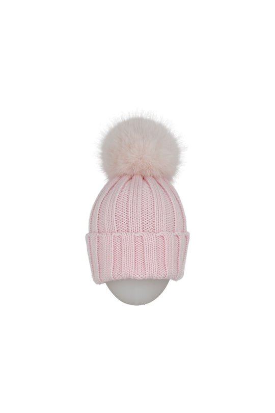Regina Cuffia Canettona Pom Eco Rosa Donna