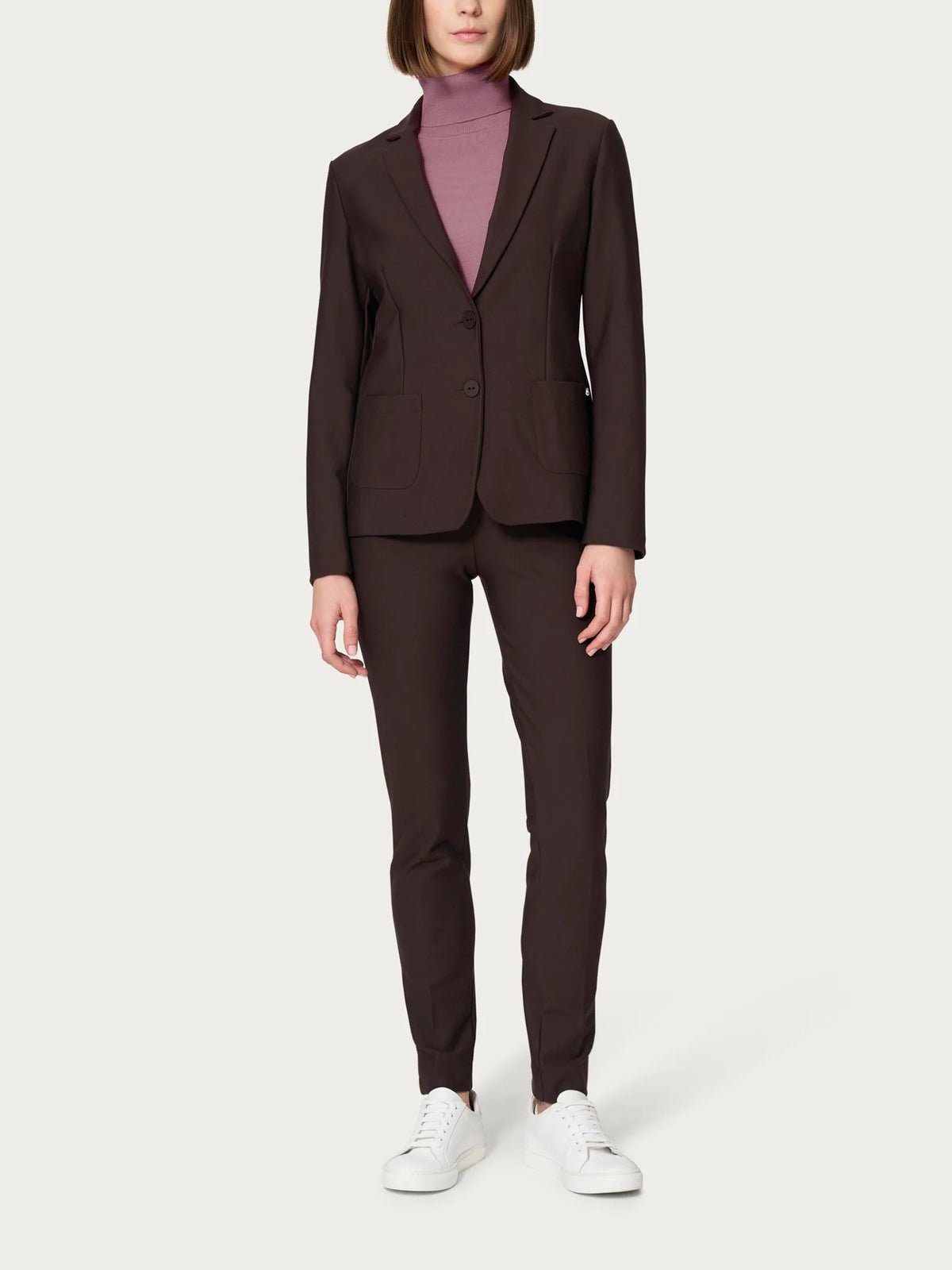 Ragno Blazer 2 Bottoni Punto Milano Donna - 3