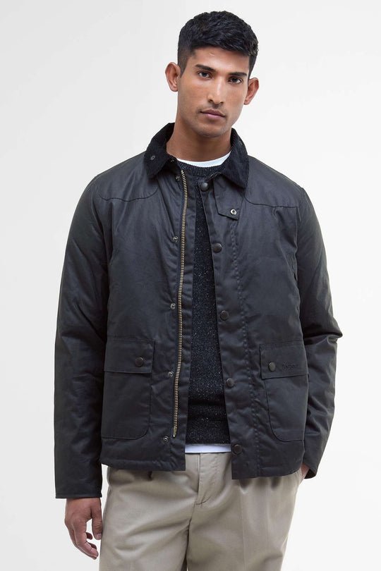 Barbour Reelin Wax Blu Uomo