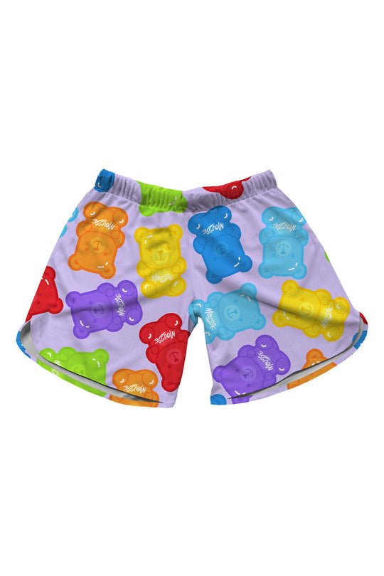 Mousse Bermuda Mesh Gummy Bear Multicolore Bambina