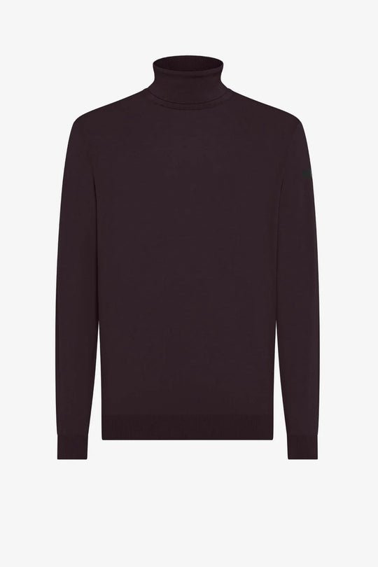 Rrd Maxell Turtleneck Knit Viola Uomo